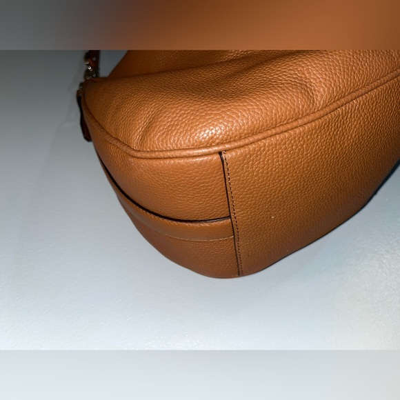 Kate spade, cross grain leather tan brown shoulder bag. No crossbody strap. - Picture 8 of 16